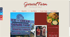 Desktop Screenshot of gerardturkeyfarm.com