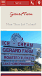 Mobile Screenshot of gerardturkeyfarm.com